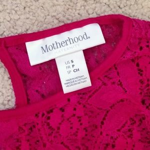 Motherhood Maternity S Pink Top